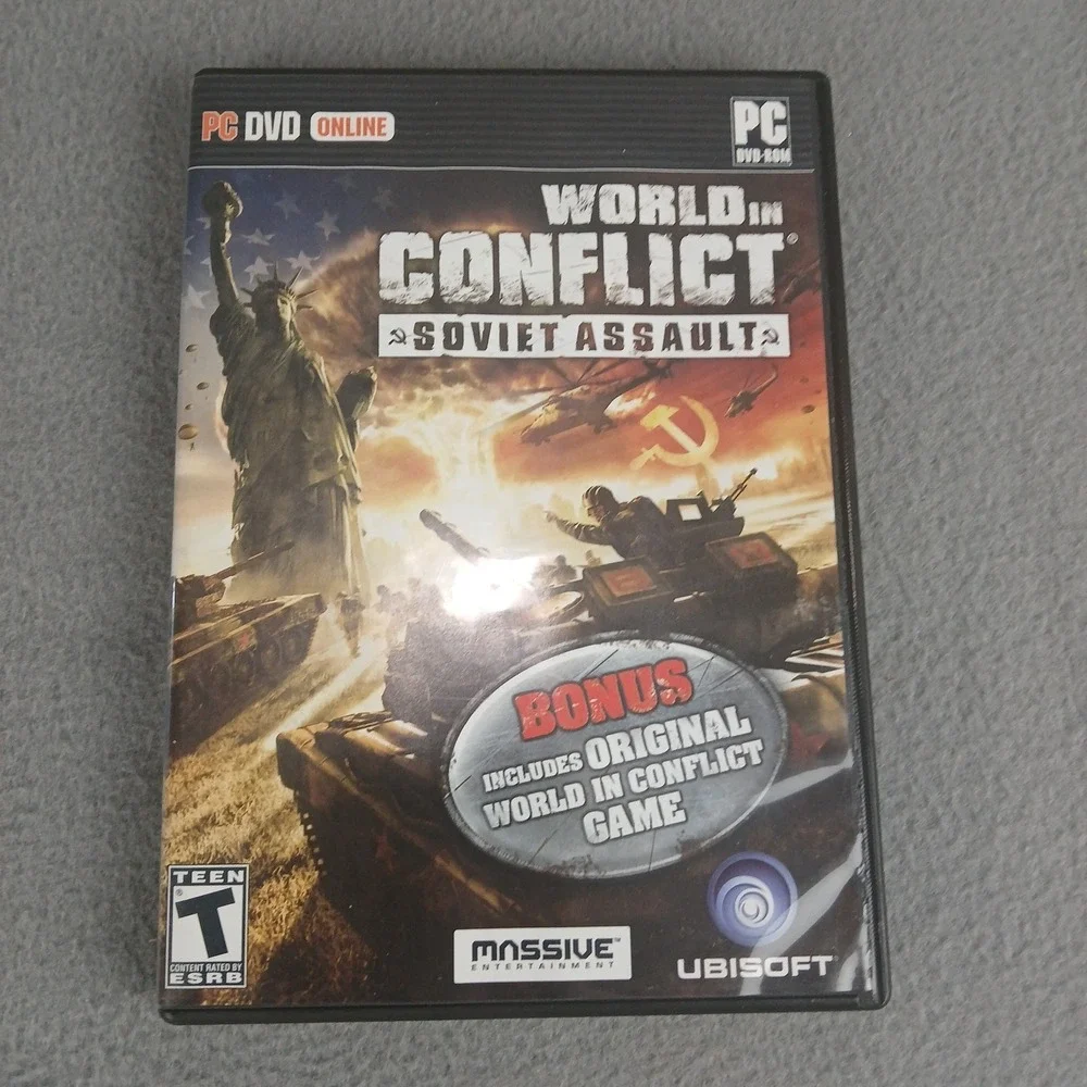 World in Conflict Soviet Assault PC Video Game 2009 DVD-ROM Complete Edition